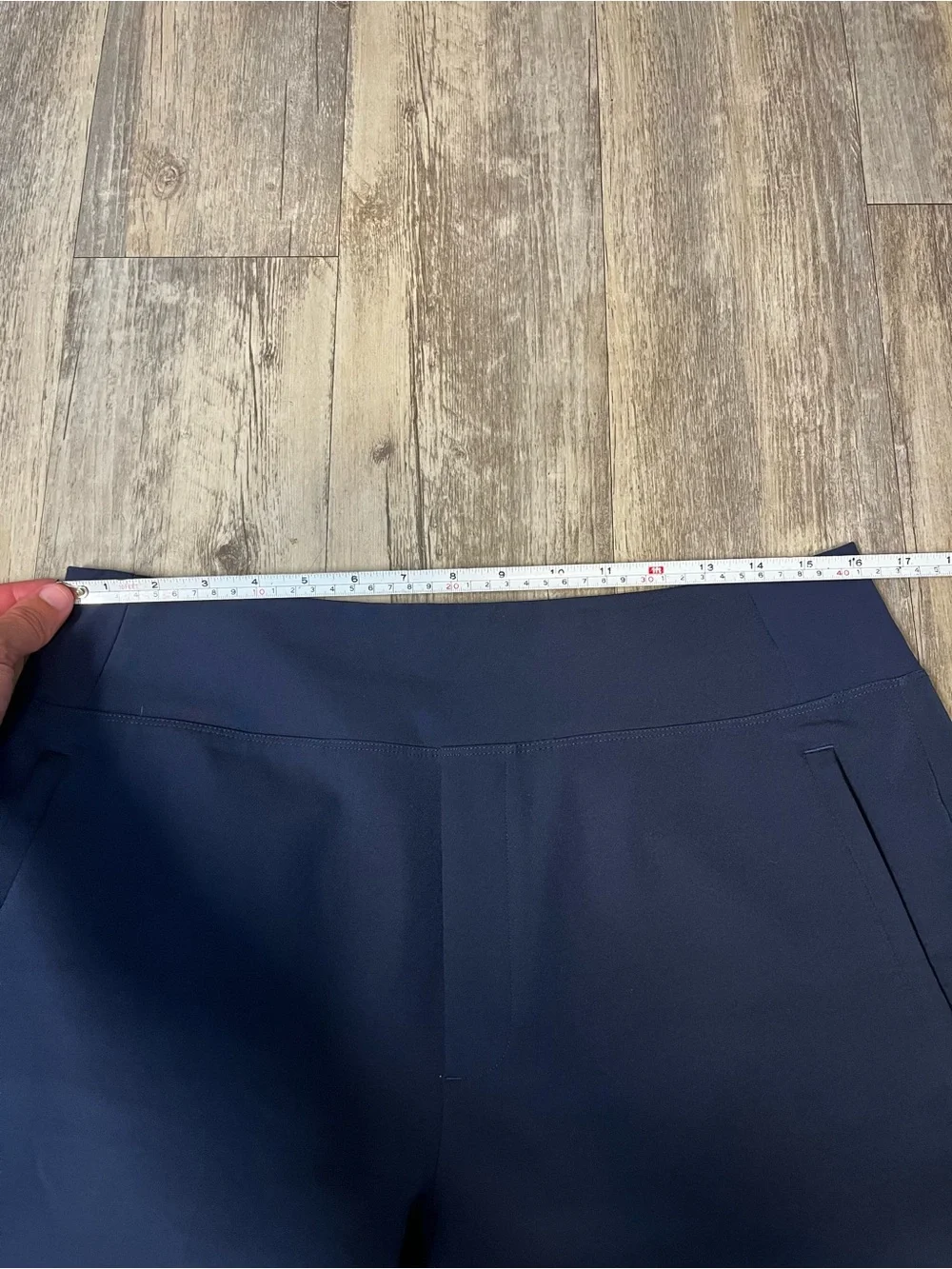 Athleta Endless High Rise Pant Navy Blue Casual Travel Women’s Size 12